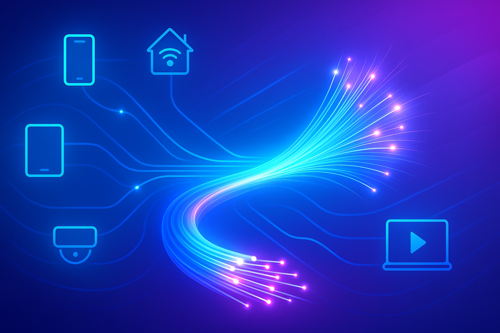 High-Speed Fiber Connectivity: Powering Multiple Smart Devices Seamlessly